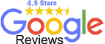 4.5 Stars Google Reviews