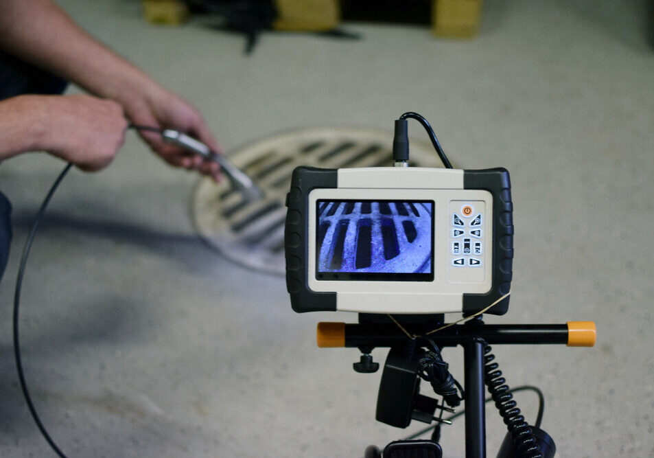sewer camera pipe